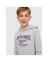 Jack&Jones Junior Mikina Logo 12212287 Šedá Regular Fit - Pepit.cz