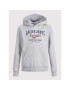 Jack&Jones Junior Mikina Logo 12212287 Šedá Regular Fit - Pepit.cz