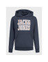 Jack&Jones Junior Mikina Neon 12213374 Tmavomodrá Regular Fit - Pepit.cz