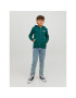 Jack&Jones Junior Mikina Space Logo 12221210 Zelená Regular Fit - Pepit.cz