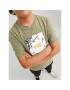 Jack&Jones Junior T-Shirt 12230796 Zelená Standard Fit - Pepit.cz