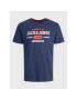 Jack&Jones Junior T-Shirt Stamp 12213314 Tmavomodrá Regular Fit - Pepit.cz