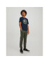 Jack&Jones Junior Teplákové kalhoty Will 12189809 Zelená Regular Fit - Pepit.cz