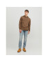 Jack&Jones Mikina 12182537 Hnědá Standard Fit - Pepit.cz