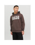 Jack&Jones Mikina Corp 12152840 Hnědá Standard Fit - Pepit.cz