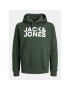 Jack&Jones Mikina Corp 12152840 Zelená Standard Fit - Pepit.cz