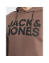 Jack&Jones Mikina Corp Logo 12152840 Hnědá Regular Fit - Pepit.cz