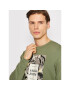 Jack&Jones Mikina Flower 12205655 Zelená Regular Fit - Pepit.cz