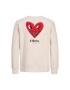 Jack&Jones Mikina Keith Haring 12230904 Béžová Relaxed Fit - Pepit.cz