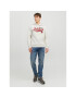 Jack&Jones Mikina Logo 12233597 Šedá Standard Fit - Pepit.cz