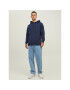 Jack&Jones Mikina Star 12208157 Tmavomodrá Relaxed Fit - Pepit.cz