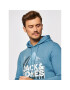 Jack&Jones Mikina York 12192888 Modrá Regular Fit - Pepit.cz