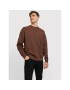 Jack&Jones PREMIUM Mikina Blakam 12206439 Hnědá Oversize - Pepit.cz