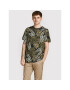 Jack&Jones PREMIUM T-Shirt Tropic 12203764 Zelená Regular Fit - Pepit.cz