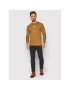 Jack&Jones S dlouhým rukávem Worlds 12196539 Hnědá Relaxed Fit - Pepit.cz