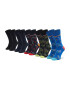 Jack&Jones Sada 5 párů pánských vysokých ponožek Jacneon Tropical Sock 5-Pack 12205282 Tmavomodrá - Pepit.cz