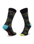 Jack&Jones Sada 5 párů pánských vysokých ponožek Jacneon Tropical Sock 5-Pack 12205282 Tmavomodrá - Pepit.cz