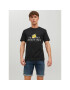 Jack&Jones T-Shirt Flores 12228775 Černá Relaxed Fit - Pepit.cz