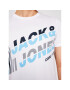 Jack&Jones T-Shirt Alpha 12188038 Bílá Slim Fit - Pepit.cz