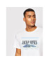 Jack&Jones T-Shirt Azan 12200159 Bílá Regular Fit - Pepit.cz