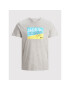 Jack&Jones T-Shirt Azure 12189032 Šedá Regular Fit - Pepit.cz