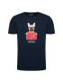 Jack&Jones T-Shirt Bulldog 12192240 Tmavomodrá Slim Fit - Pepit.cz