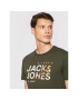 Jack&Jones T-Shirt Cam 12194175 Zelená Regular Fit - Pepit.cz