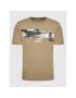 Jack&Jones T-Shirt Knockoutfade 12205956 Hnědá Relaxed Fit - Pepit.cz