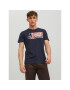 Jack&Jones T-Shirt Logan 12228078 Tmavomodrá Standard Fit - Pepit.cz