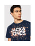 Jack&Jones T-Shirt New Splash 12200387 Tmavomodrá Regular Fit - Pepit.cz