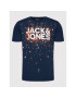 Jack&Jones T-Shirt New Splash 12200387 Tmavomodrá Regular Fit - Pepit.cz