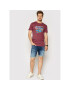 Jack&Jones T-Shirt Theme 12190623 Bordó Regular Fit - Pepit.cz