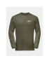 Jack Wolfskin S dlouhým rukávem Essential Longsleeve 1808821 Khaki Regular Fit - Pepit.cz