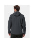 Jack Wolfskin Softshellová bunda Bornberg Hoody 1307471 Černá Regular Fit - Pepit.cz