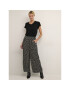 Kaffe Kalhoty culottes Nilia 10507399 Černá Loose Fit - Pepit.cz