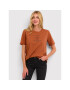 Kaffe T-Shirt Kajelena 10506645 Oranžová Regular Fit - Pepit.cz