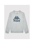 Kappa Mikina 703797J Šedá Regular Fit - Pepit.cz