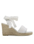 KARL LAGERFELD Espadrilky KL32205 Bílá - Pepit.cz