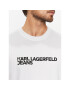 Karl Lagerfeld Jeans T-Shirt 235D1707 Bílá Regular Fit - Pepit.cz