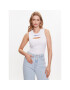 Karl Lagerfeld Jeans Top 231J1701 Bílá Regular Fit - Pepit.cz