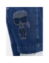 KARL LAGERFELD Jeansová bunda 226W1407 Modrá Regular Fit - Pepit.cz