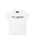 Karl Lagerfeld Kids T-Shirt Z15415 S Bílá Regular Fit - Pepit.cz