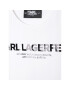 Karl Lagerfeld Kids T-Shirt Z15415 S Bílá Regular Fit - Pepit.cz