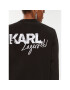 KARL LAGERFELD Mikina 235W1817 Černá Regular Fit - Pepit.cz