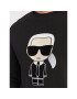 KARL LAGERFELD Mikina 705070 524950 Černá Regular Fit - Pepit.cz