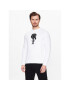 KARL LAGERFELD Mikina 705089 531900 Bílá Regular Fit - Pepit.cz