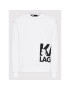 KARL LAGERFELD Mikina Sweat 705084 521900 Bílá Regular Fit - Pepit.cz