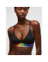 KARL LAGERFELD Podprsenka Bralette Pride 225W2117 Černá - Pepit.cz