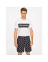 KARL LAGERFELD Pyžamo Woven Monogram Short Pj Set 235M2100 Černá Regular Fit - Pepit.cz