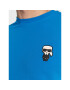 KARL LAGERFELD T-Shirt 755027 524221 Modrá Regular Fit - Pepit.cz